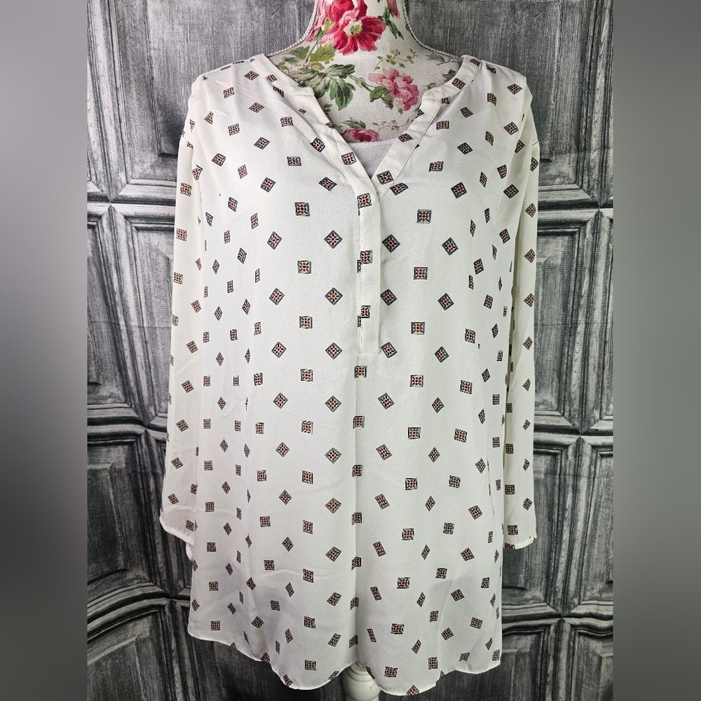 NYDJ Pintuck Blouse plus size - 3X